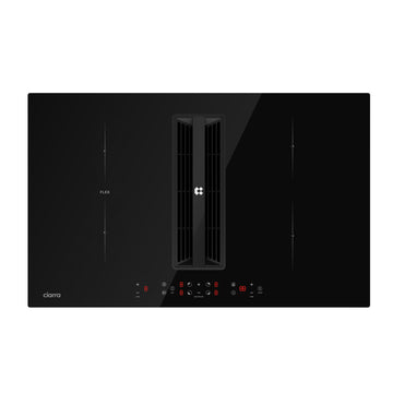 Ciarra ONE 83cm Electric Induction Hob with Integrated Plasma System CBBEH834BBF Extractor Hob